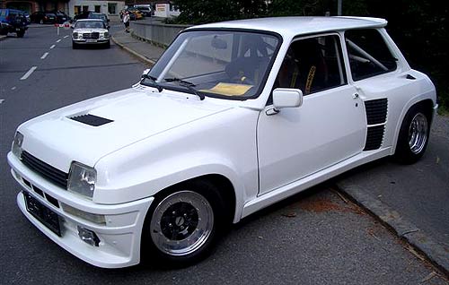 but you'll have your own little version of the Renault R5 Turbo or the